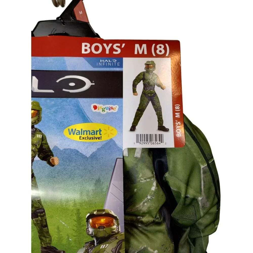 Disguise Boys M (8) Halo Infinite Master Chief With Helmet Halloween Costume